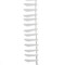 Crystal Lane DIY Glass Garden 9x25mm Long Leaf Bead Strand, 19pcs